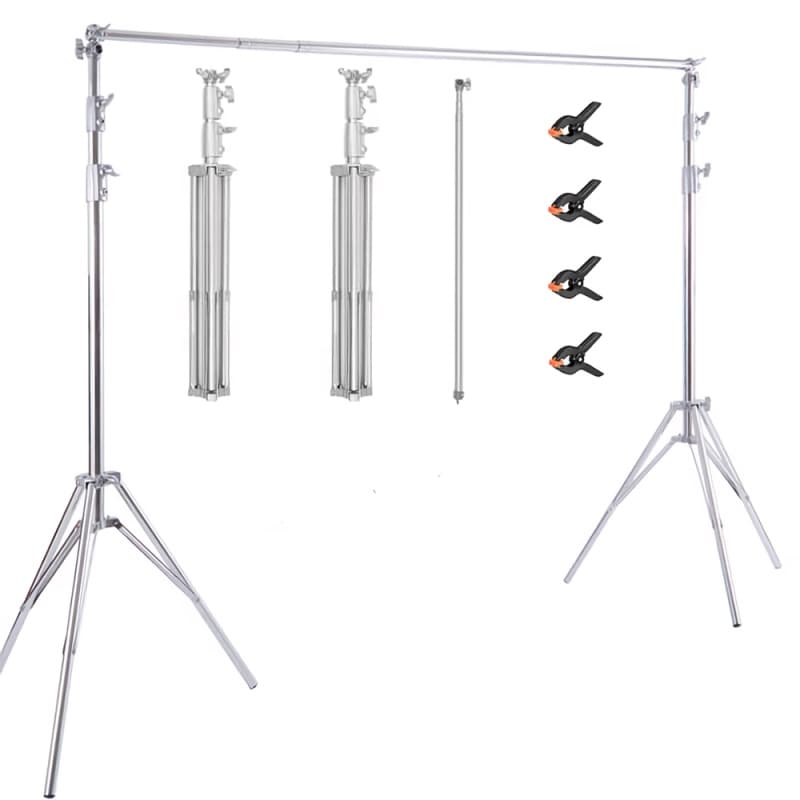 Support de fond professionnel en acier 2,8x3m