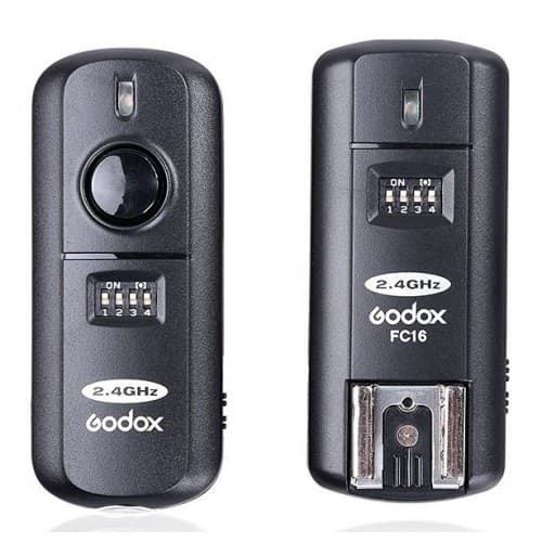 Déclencheur Godox FC-16, synchronisation avec flash studio et ou cobra